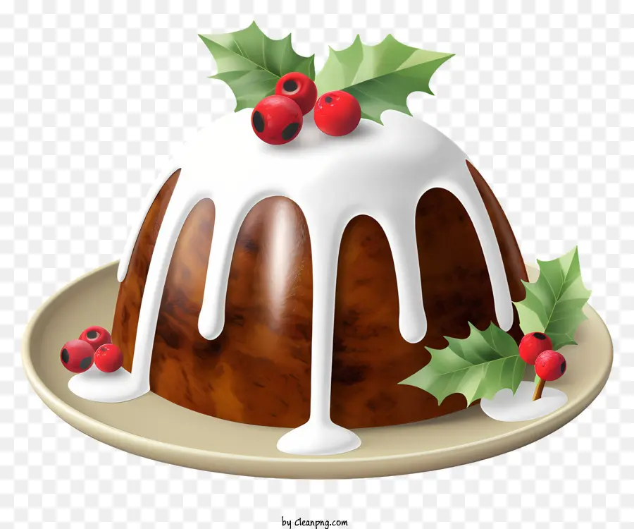 Le Christmas Pudding，Le Dessert De Noël PNG