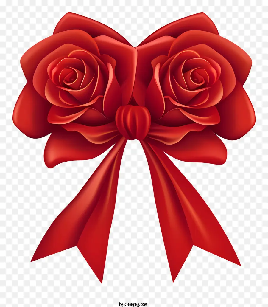 Ruban Rouge，Les Roses Rouges PNG