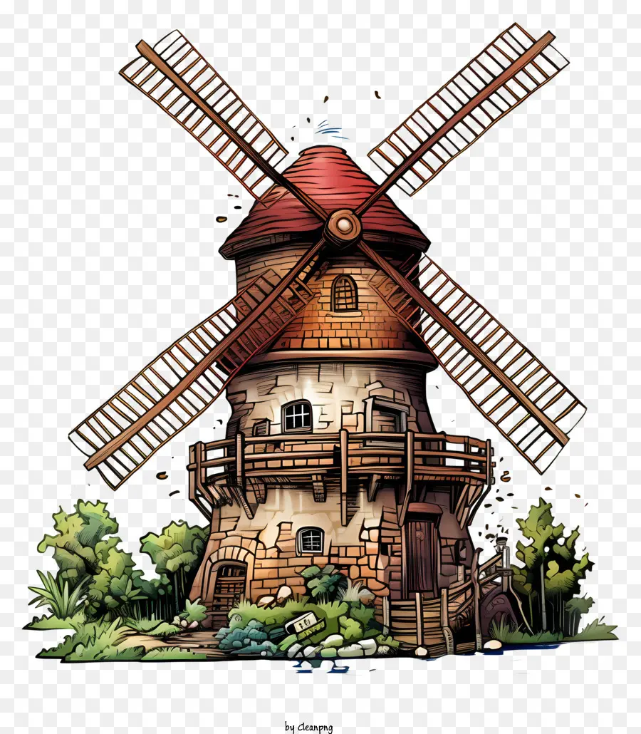 Moulin à Vent，Lames PNG