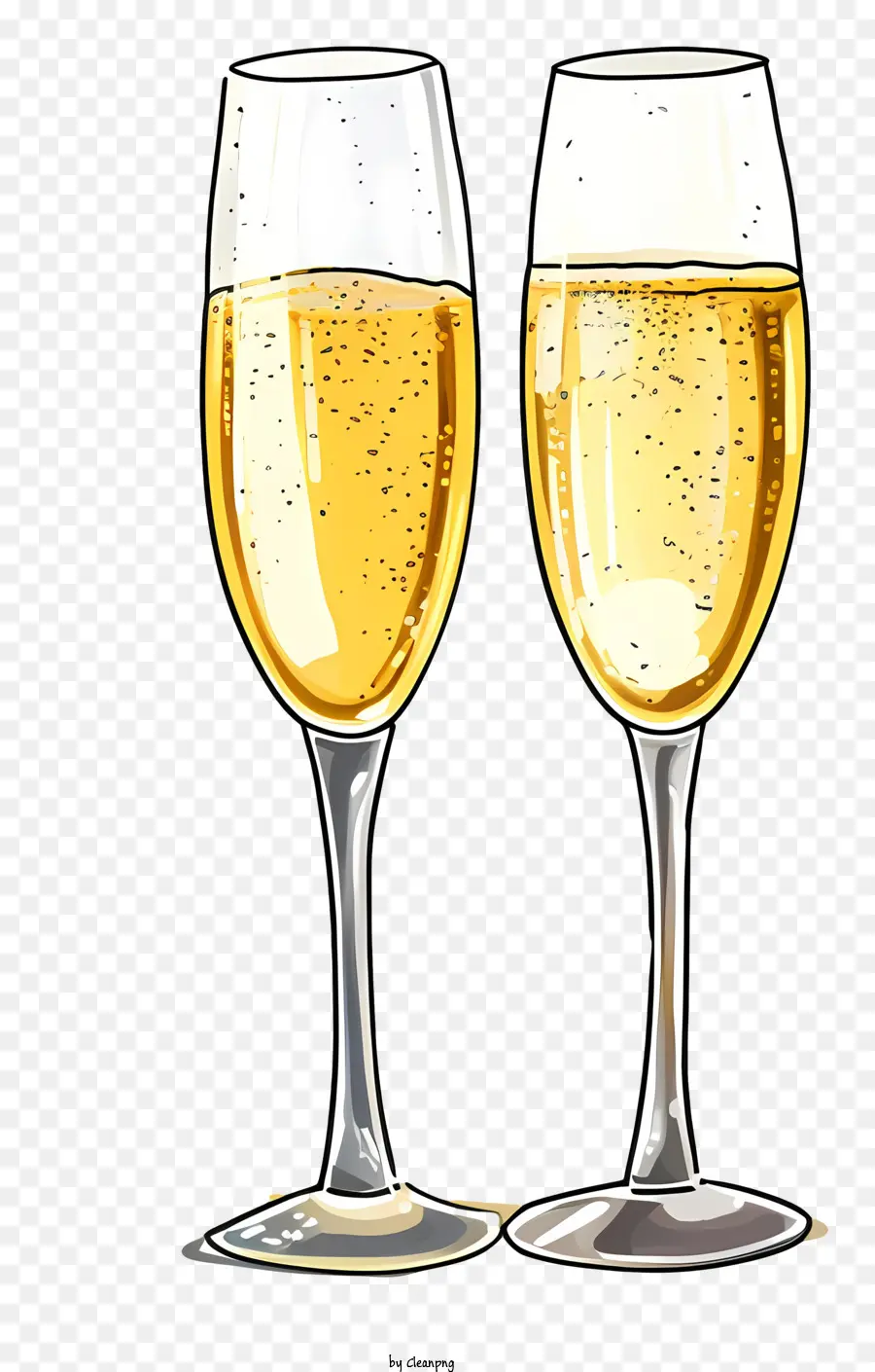 Champagne，Bulles PNG