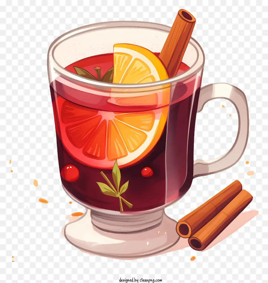 Chocolat Chaud，Verre De Vin Chaud PNG