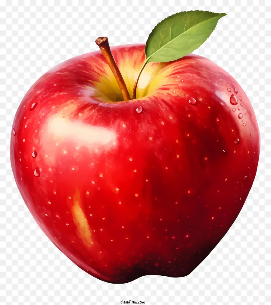 Pomme Rouge，Feuilles PNG