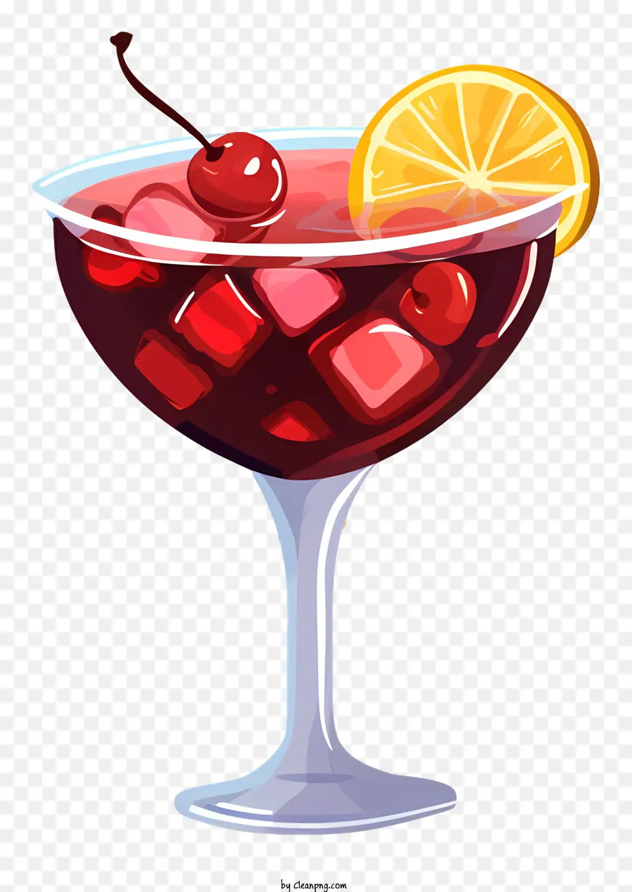 Verre à Cocktail，Image En Noir Et Blanc PNG