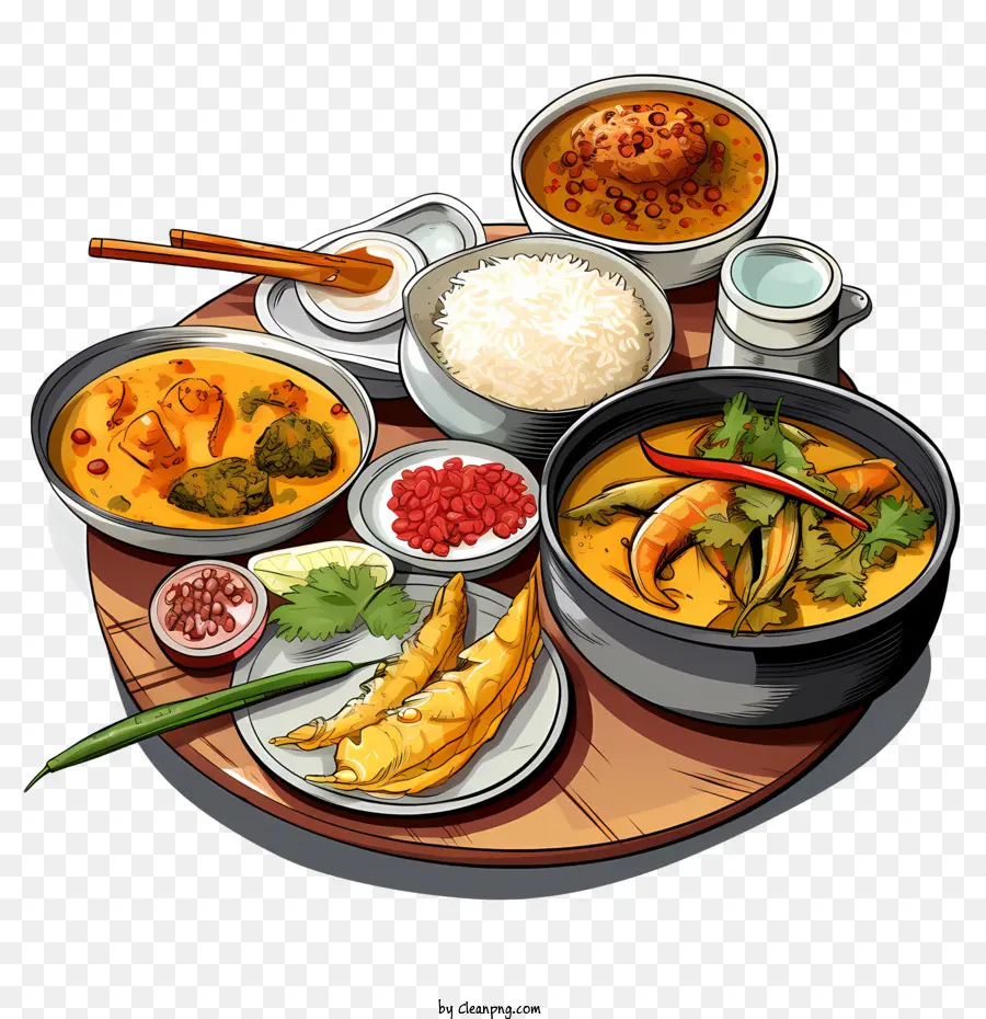La Cuisine Bengali，Soupe PNG