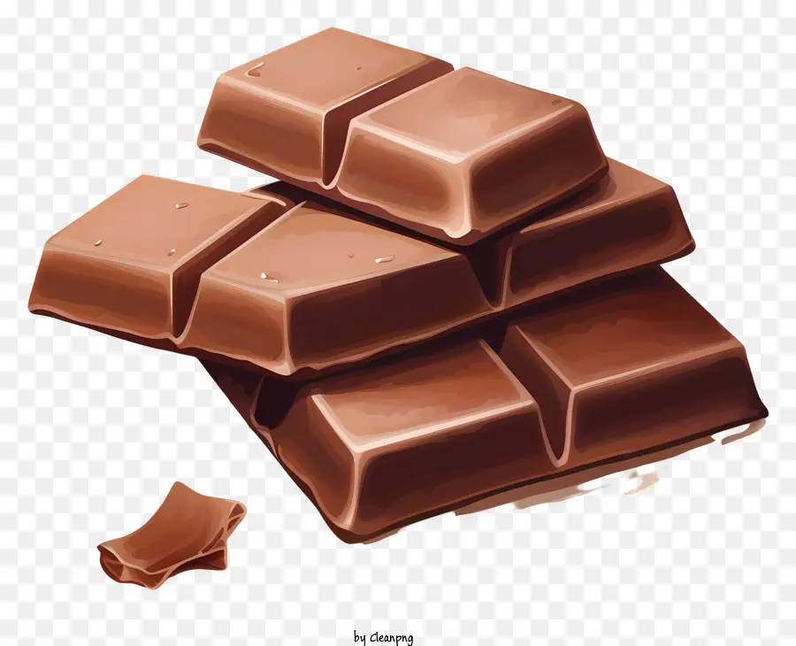 Les Barres De Chocolat，Chocolat Brun Foncé PNG