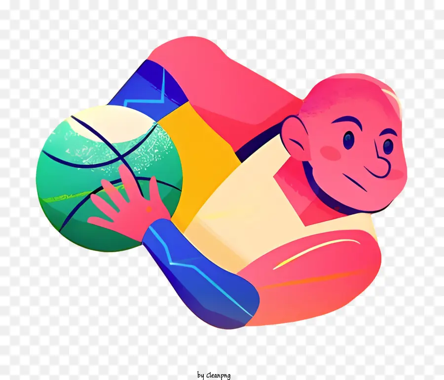 Personnage De Dessin Animé，Joueur De Basket Ball PNG