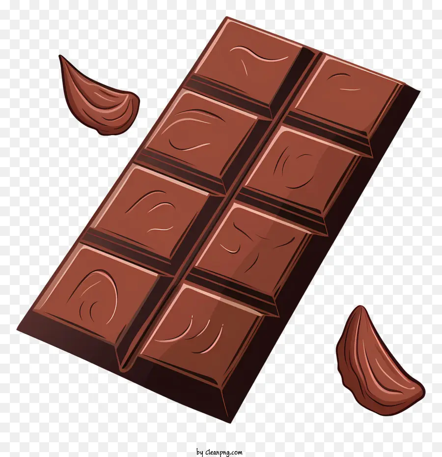 Barre De Chocolat，Pépites De Chocolat PNG