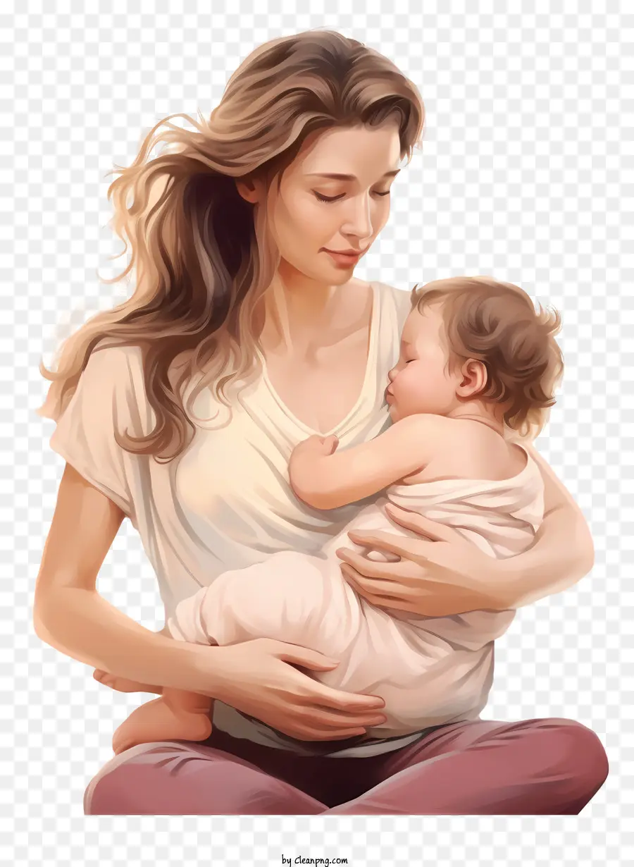 La Mère Et Le Bébé，Photographie Du Nouveau Né PNG