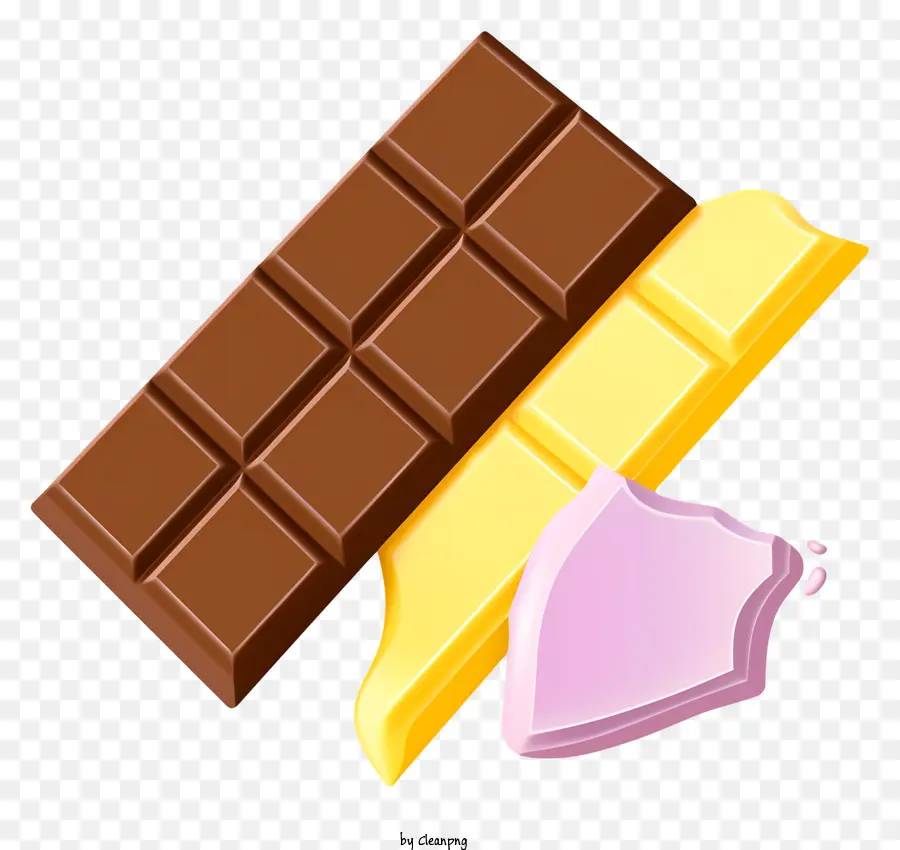 Tablette De Chocolat Brun，Barres De Chocolat PNG