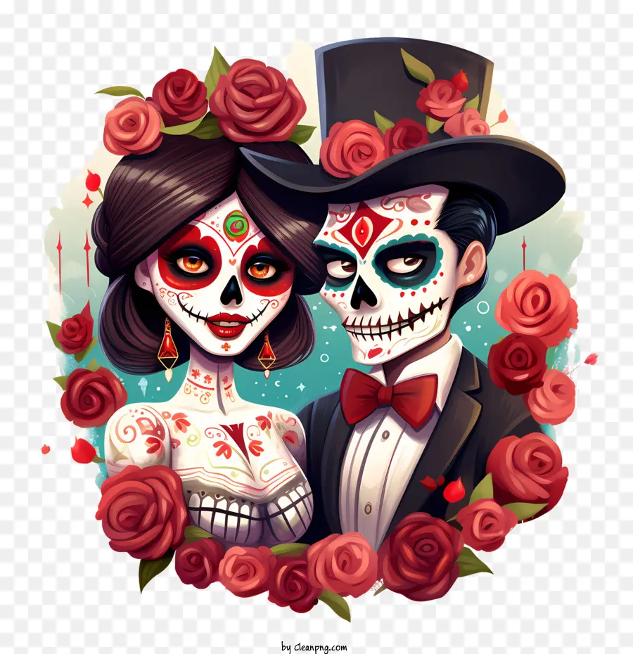 Dia De Los Muertos，Jour Des Morts PNG