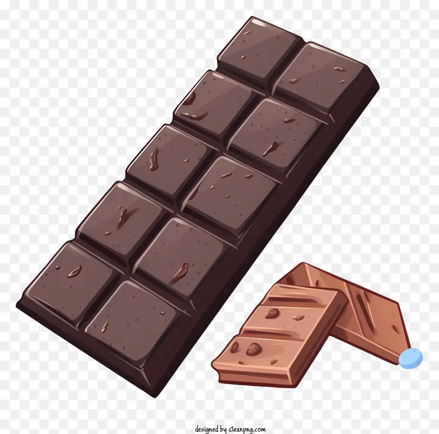 Barre De Chocolat，Noir Et Blanc PNG