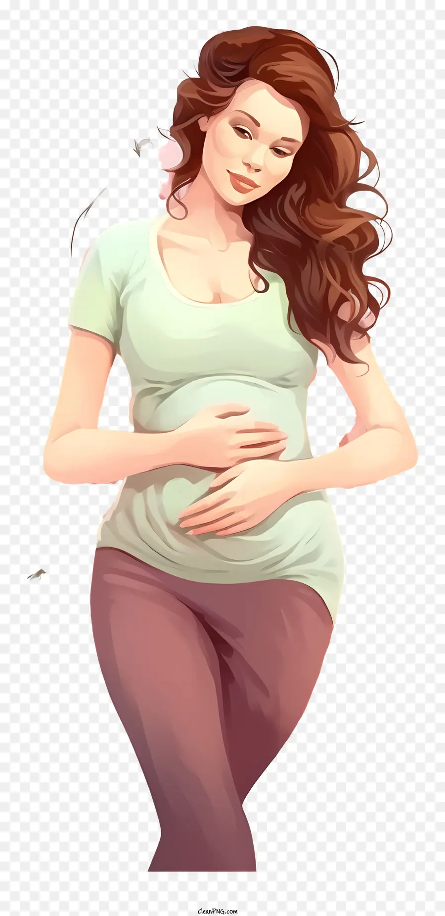 Femme Enceinte，Mère PNG