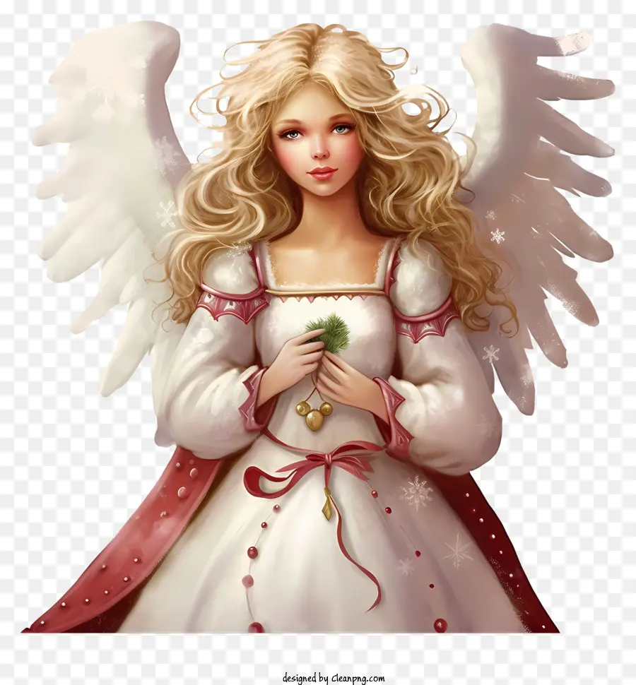Ange，Robe Blanche PNG