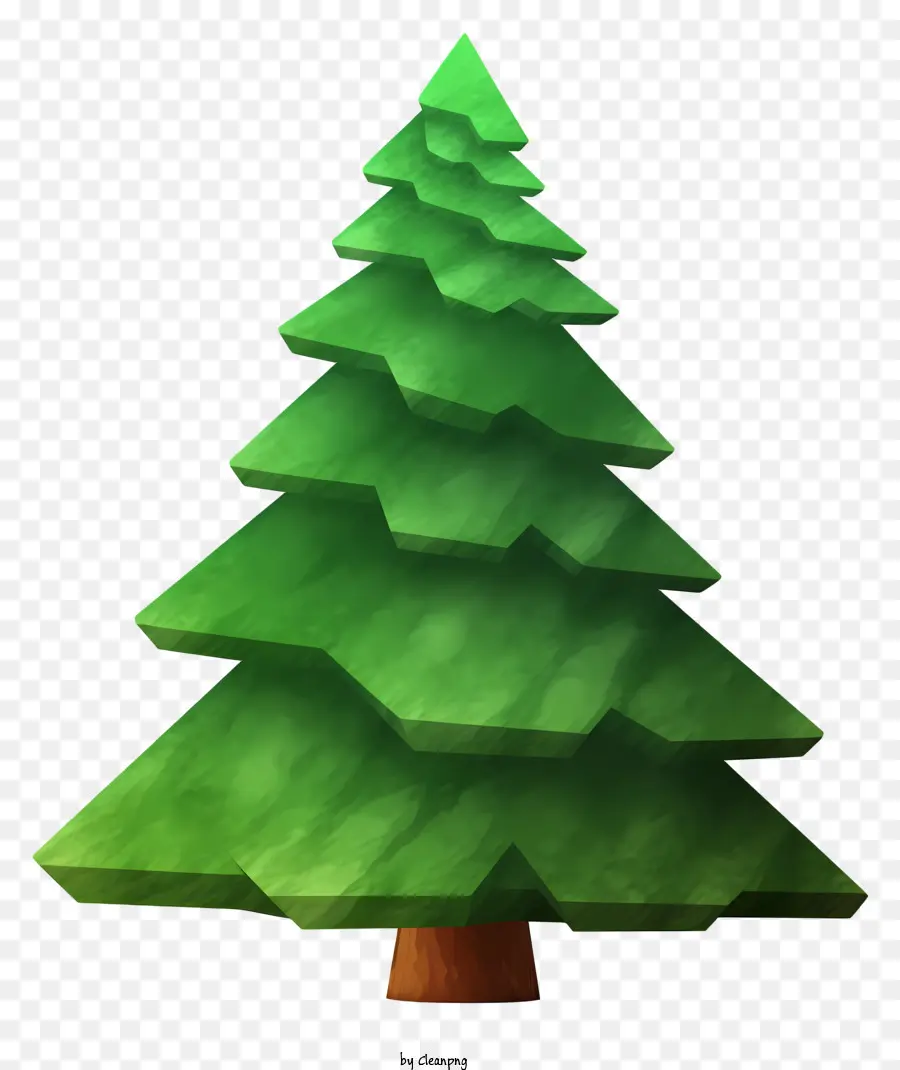 Arbre De Noël 3d，Le Vert De L'arbre De Noël PNG