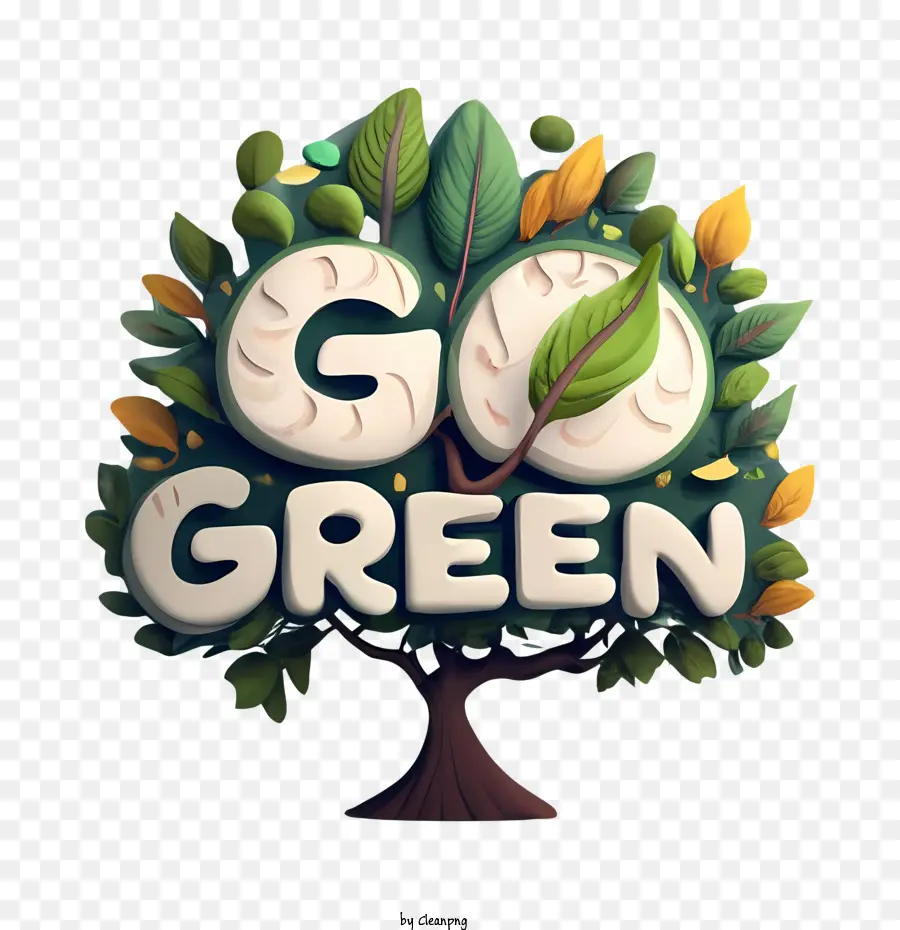 Passez Au Vert，La Durabilité De L'environnement PNG