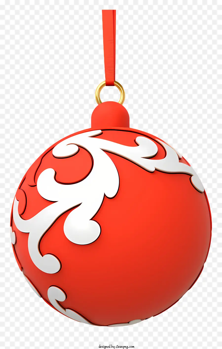 Ornement Rouge，Noël PNG