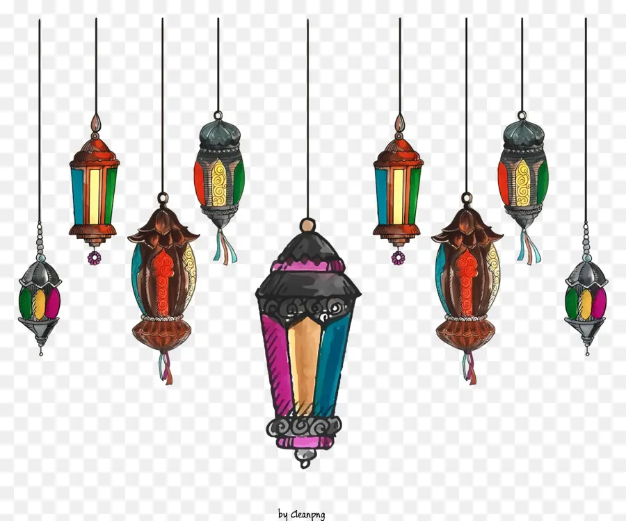 Lampes Suspendues，Les Lampes De Plafond PNG