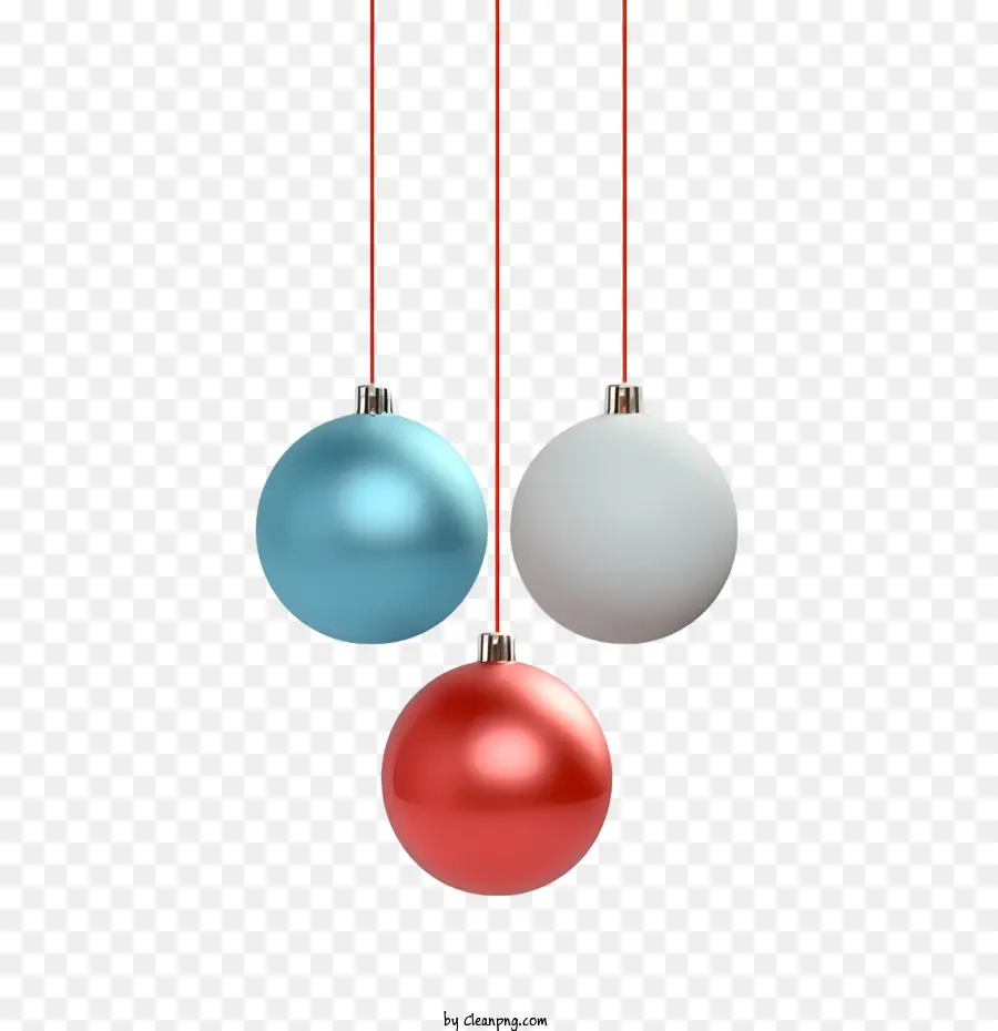 Boule De Noël，Rouge PNG