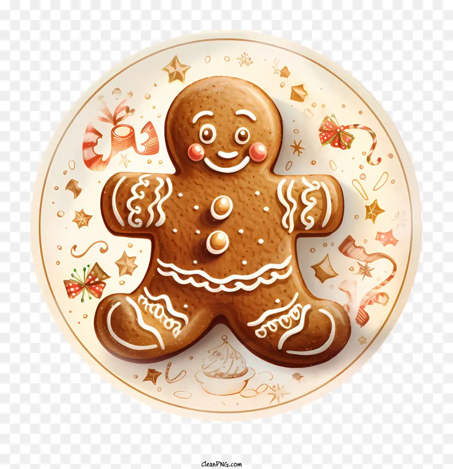 Journée Des Biscuits Au Pain D'épice，Bonhomme En Pain D'épice PNG