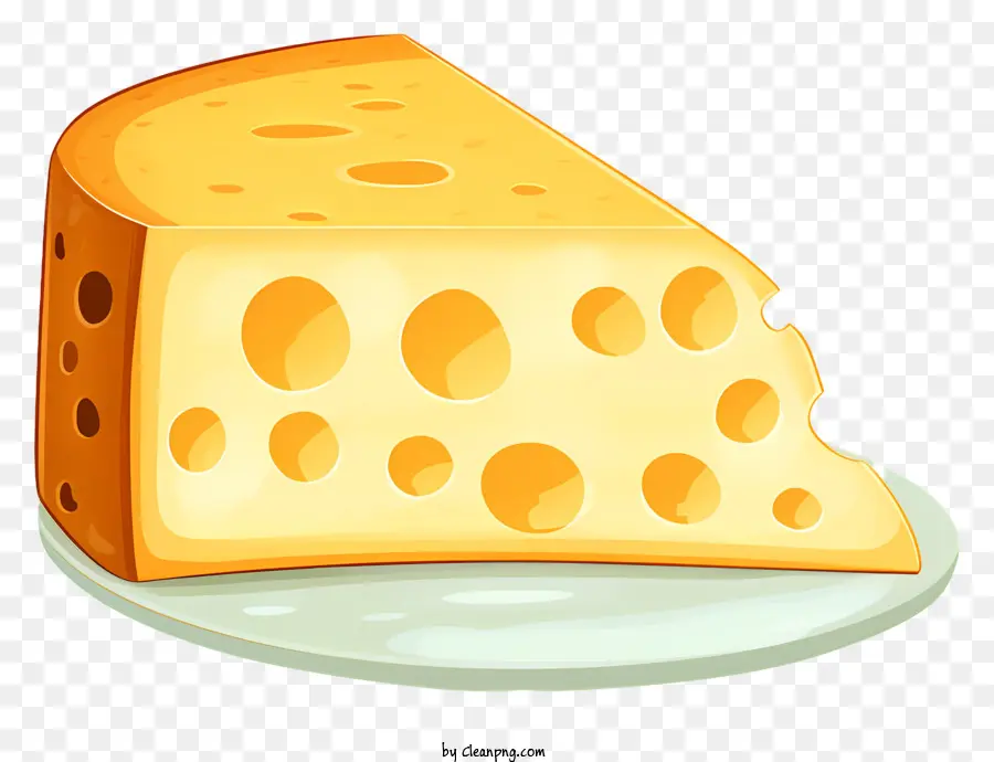 Une Tranche De Fromage，Fromage Cheddar PNG