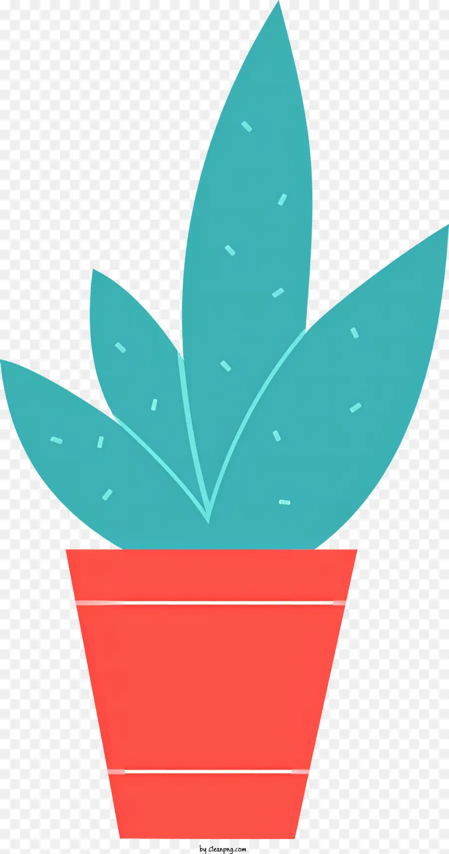 Plante Abstraite Simple，Plante En Pot PNG