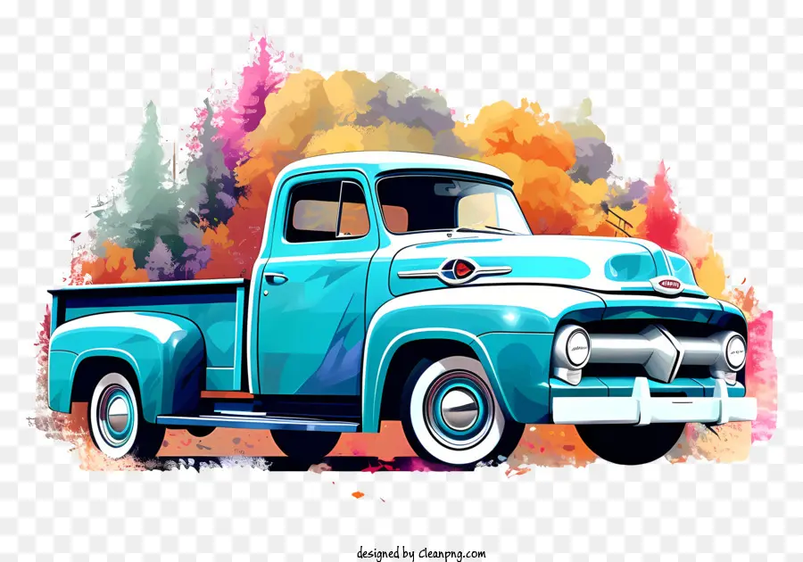 Camionnette Ford，Style Des Années 1950 PNG