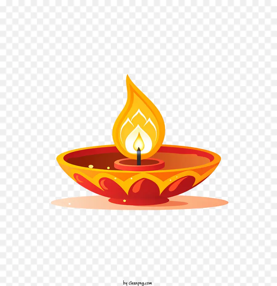 Diwali Lampe，Diya PNG