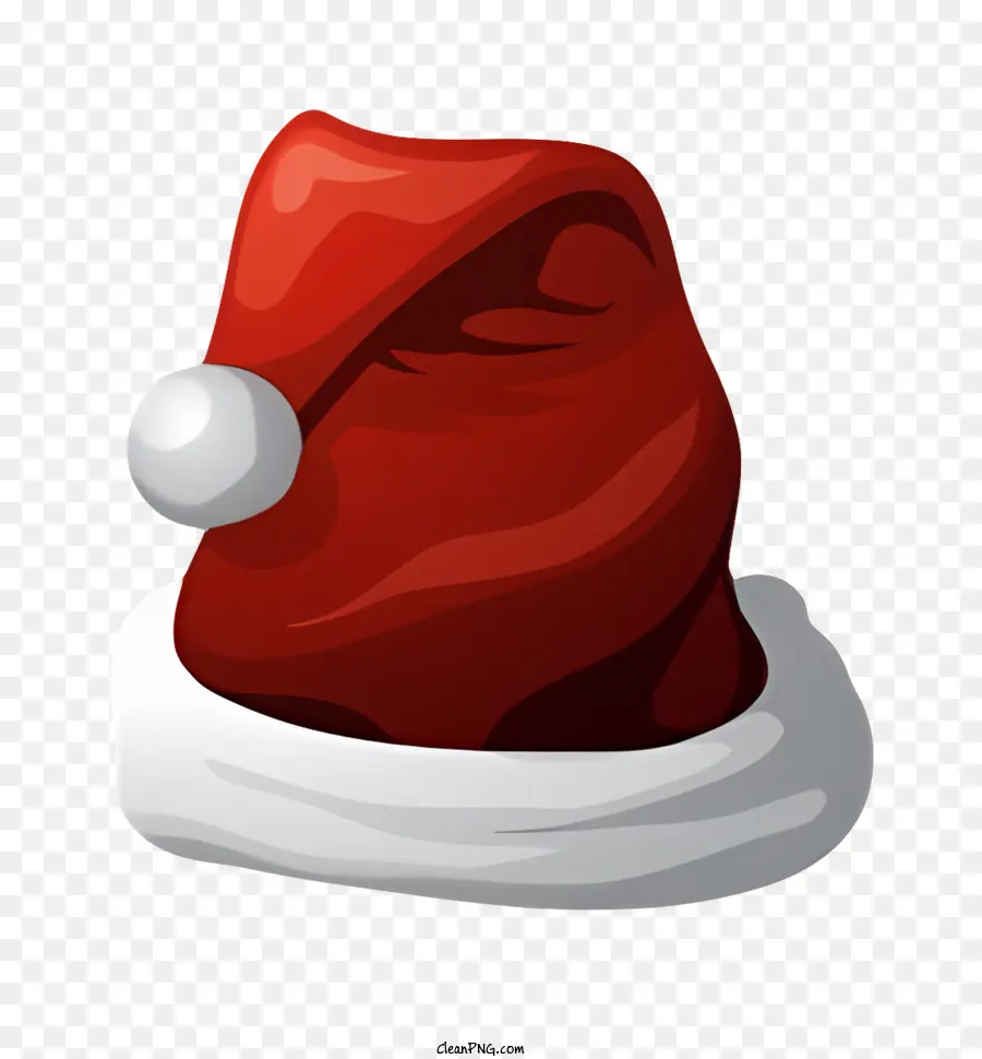 Chapeau De Santa，Chapeau Rouge PNG