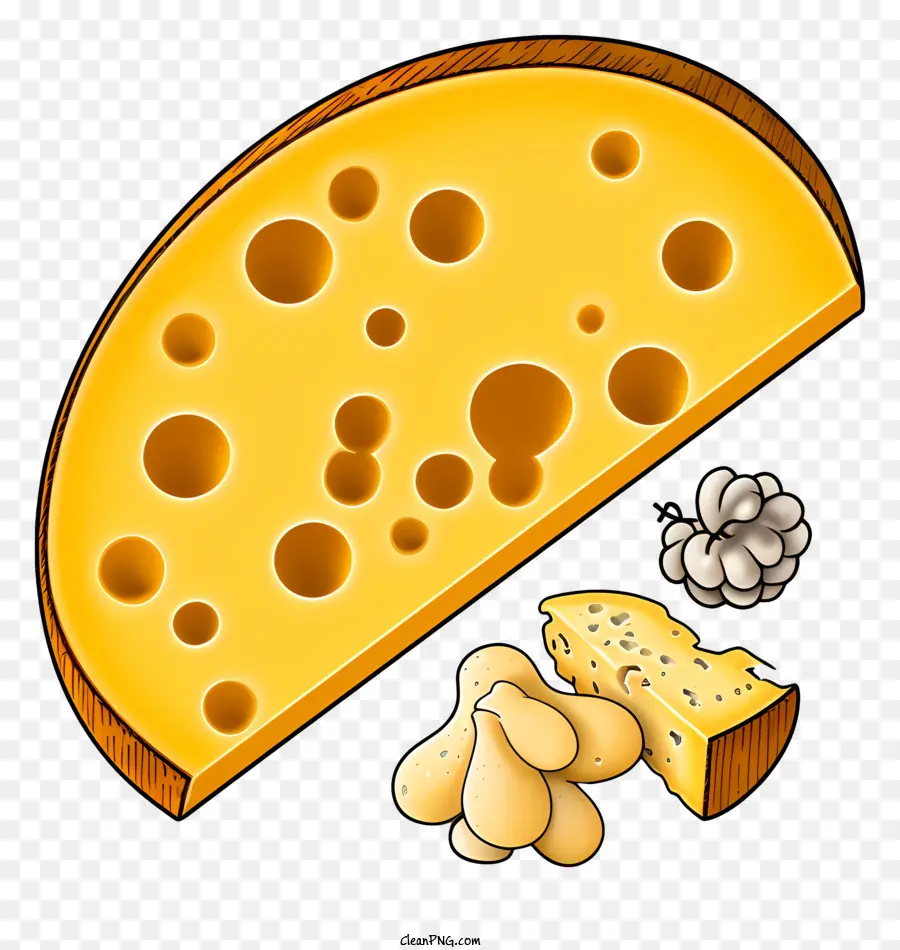 Tranche De Fromage，Fromage PNG