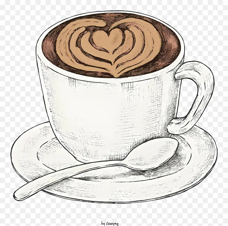 Café，Art Latté PNG