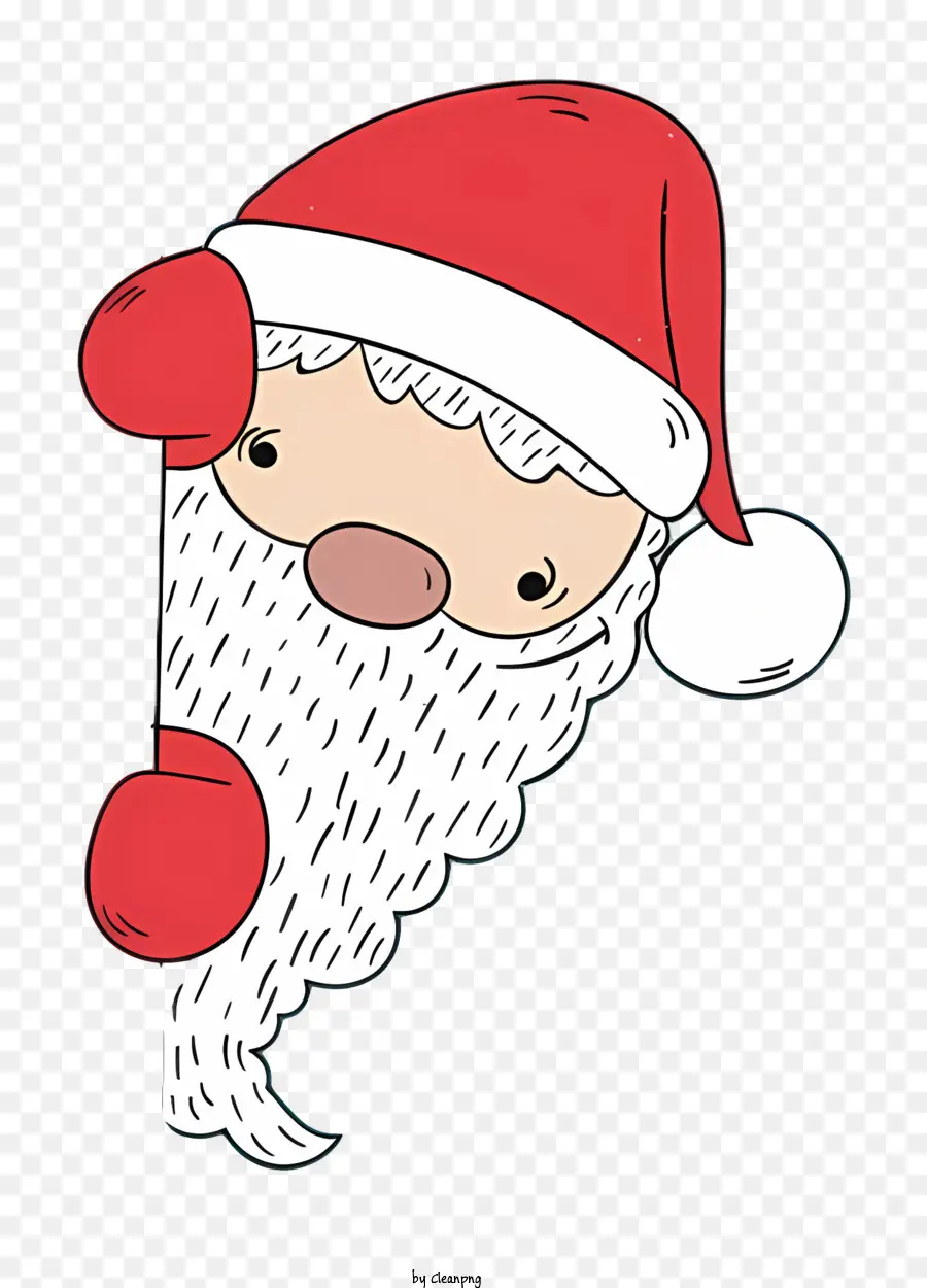 Personnage De Dessin Animé，Le Père Noël PNG