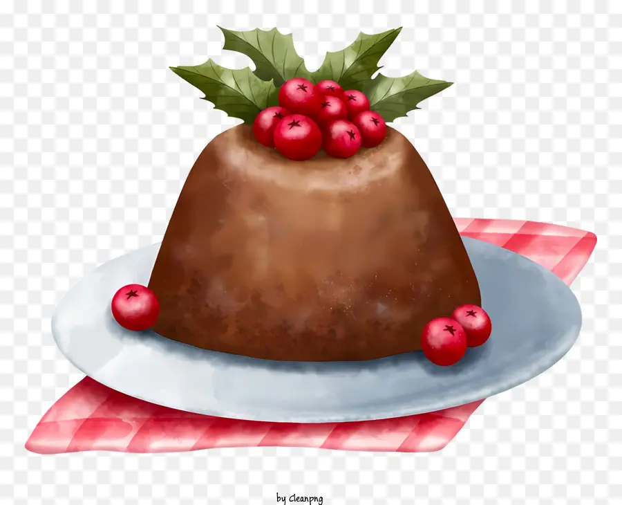 Pudding Des Fêtes，Pudding De Noël PNG