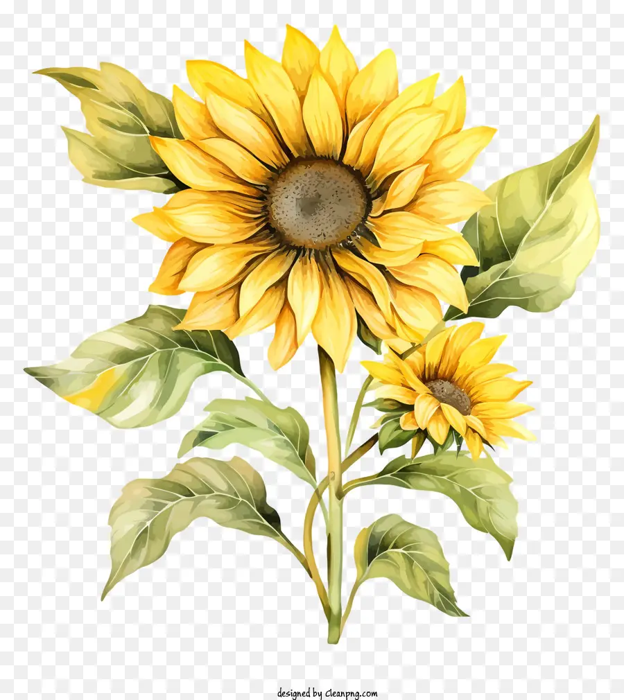 Peinture De Tournesol，Tournesol PNG