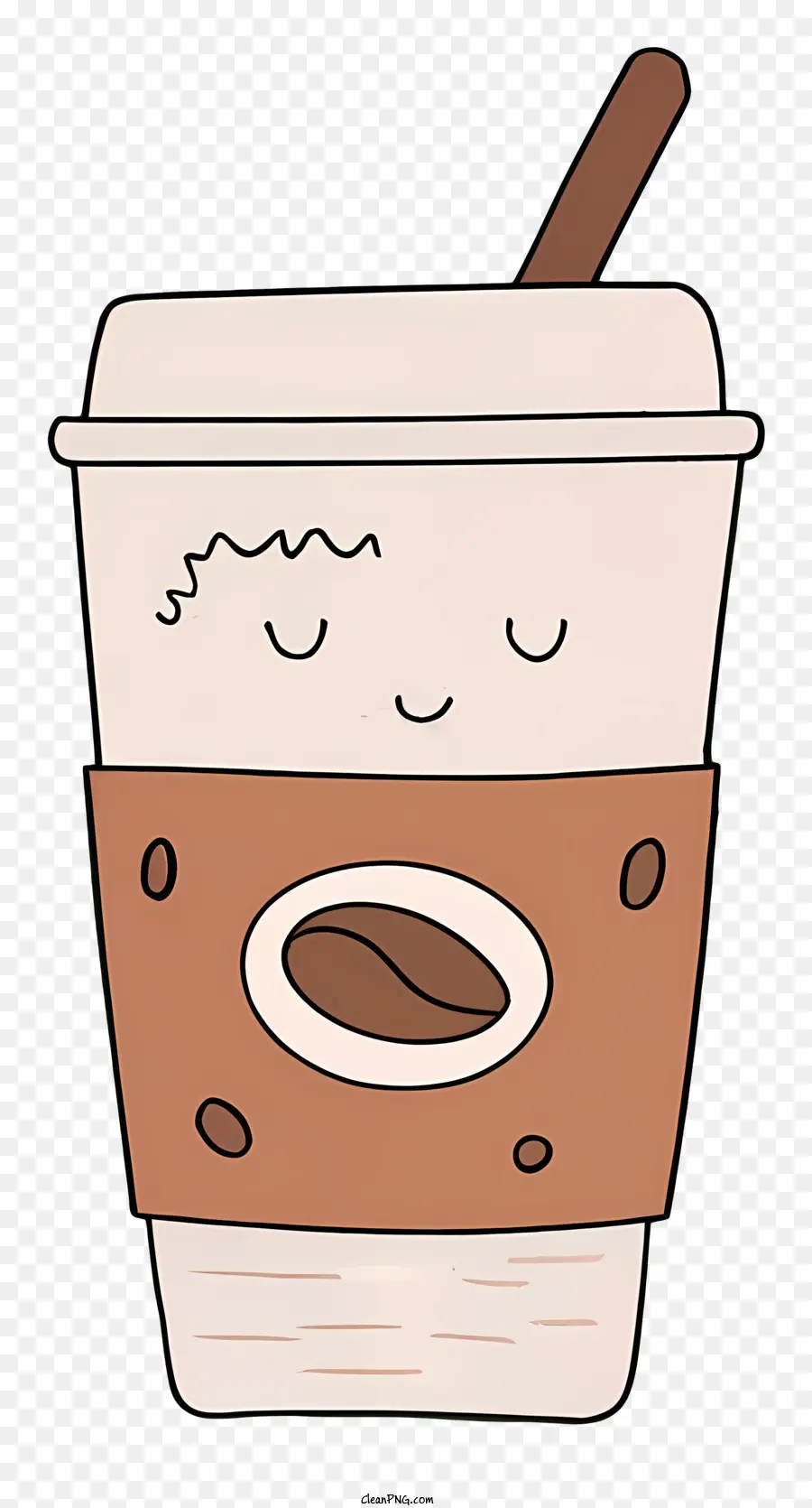 Personnage De Dessin Animé，Tasse De Café PNG