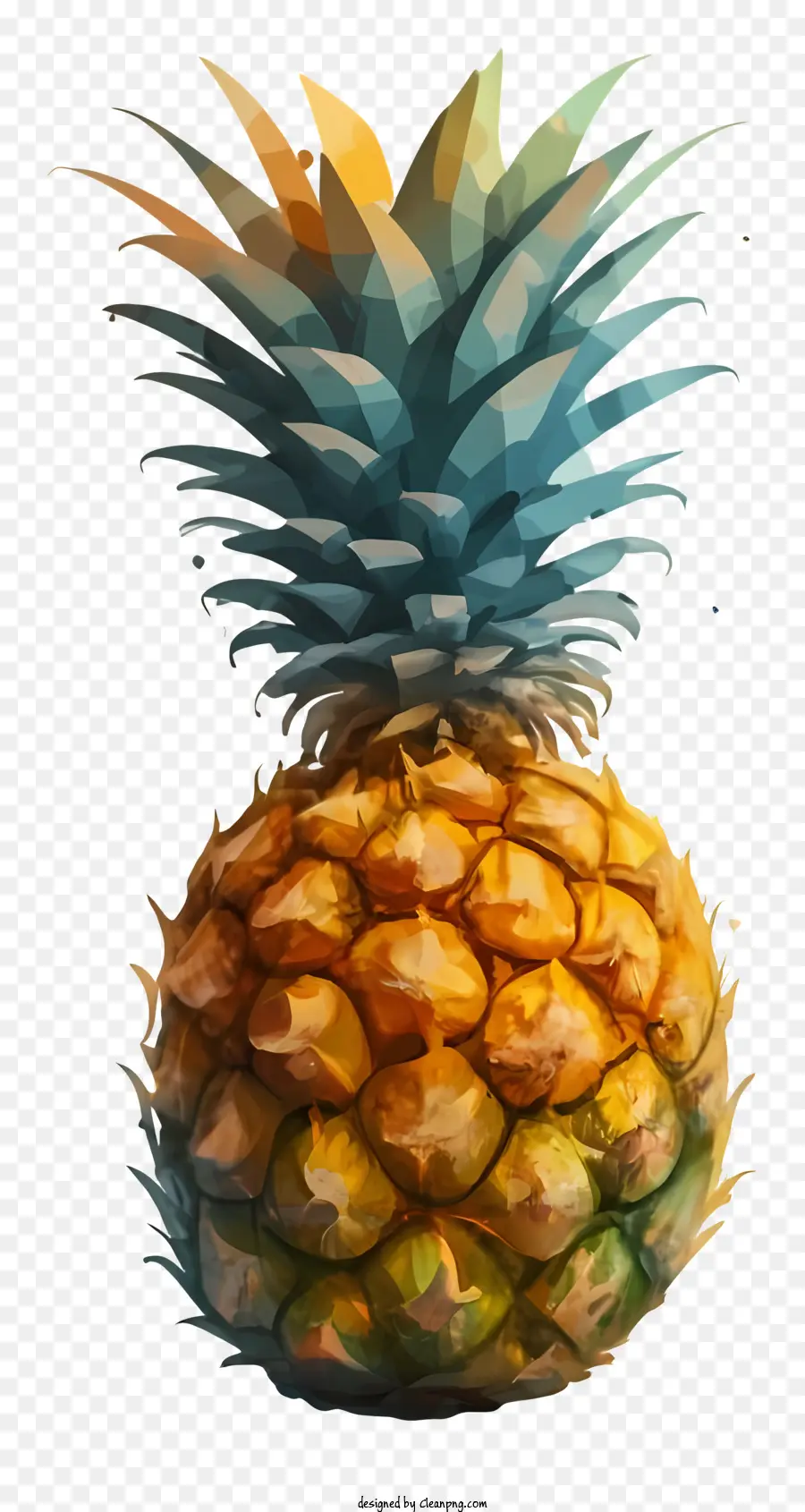 Ananas，Ananas Coloré PNG