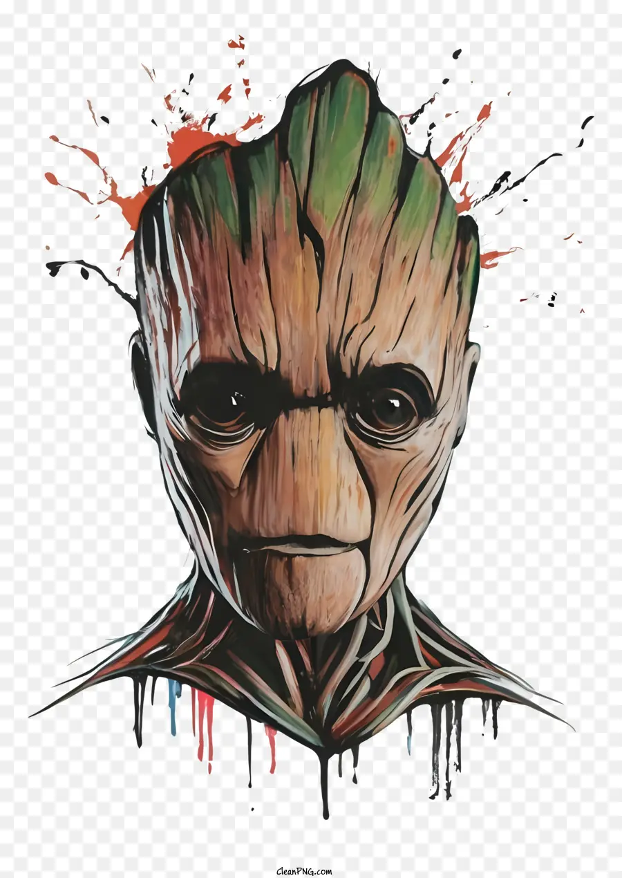 Personnage De Dessin Animé，Groot PNG