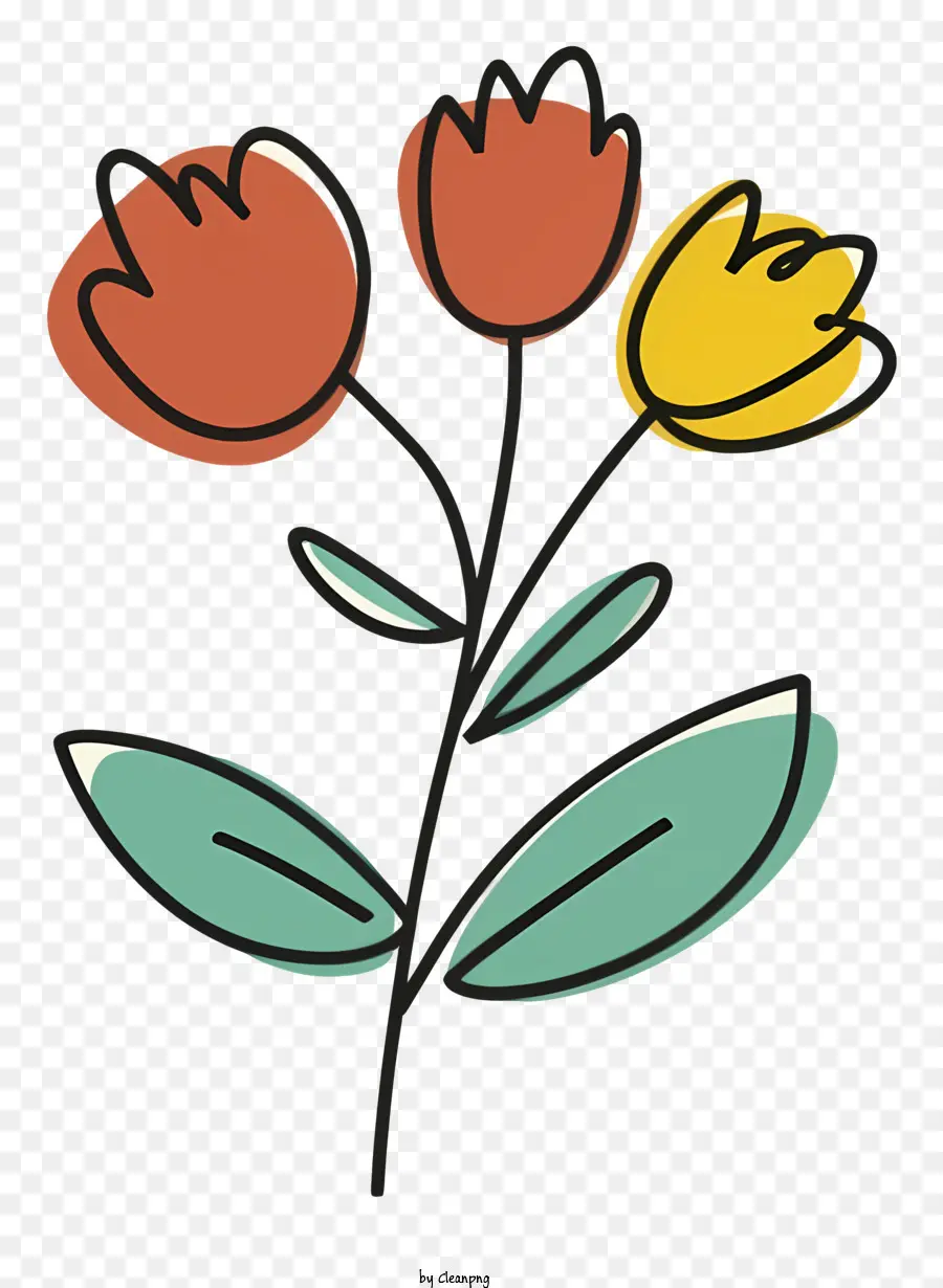 Fleurs Colorées，Fleurs PNG