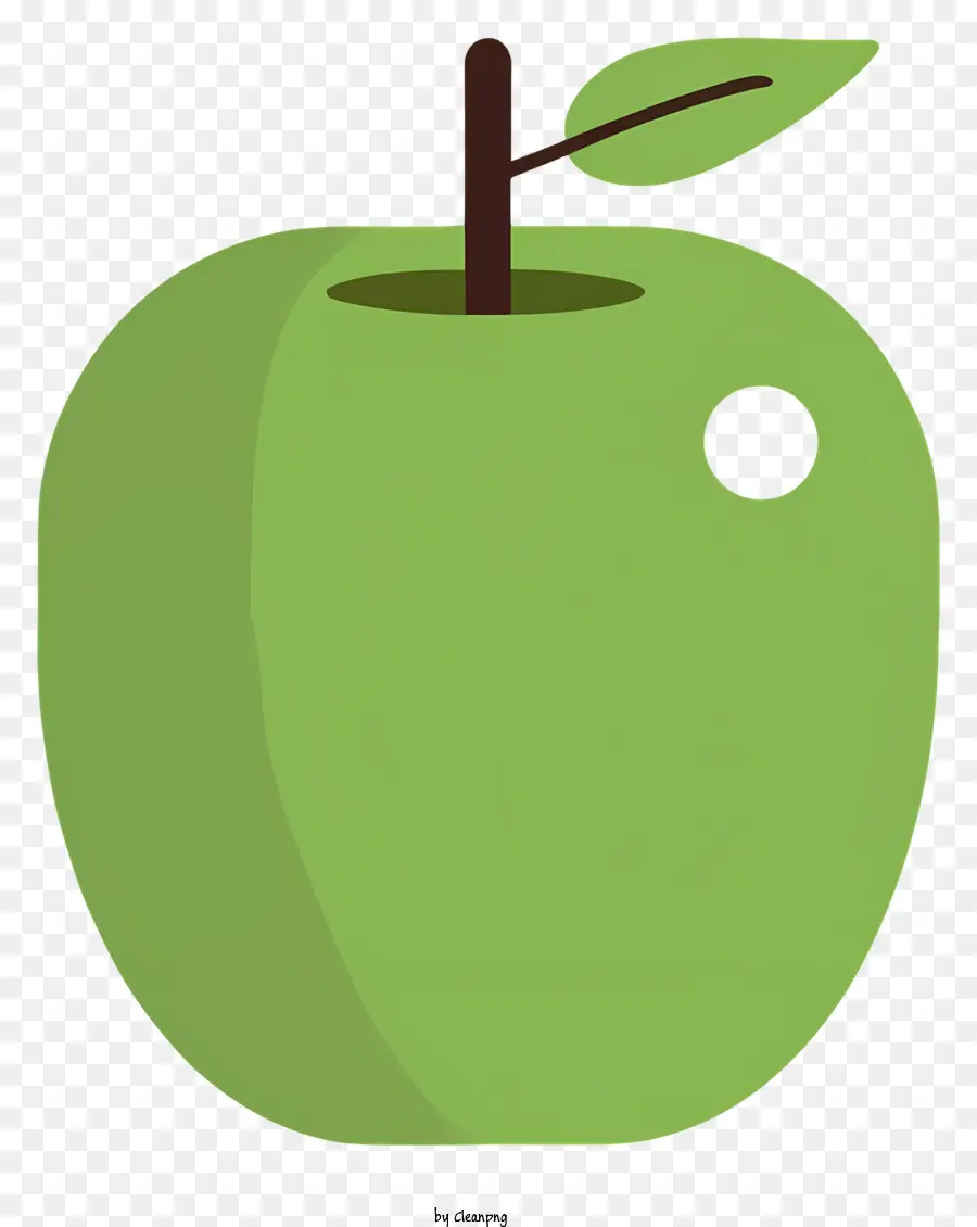 La Pomme Verte，Morsure Retirée De La Pomme PNG