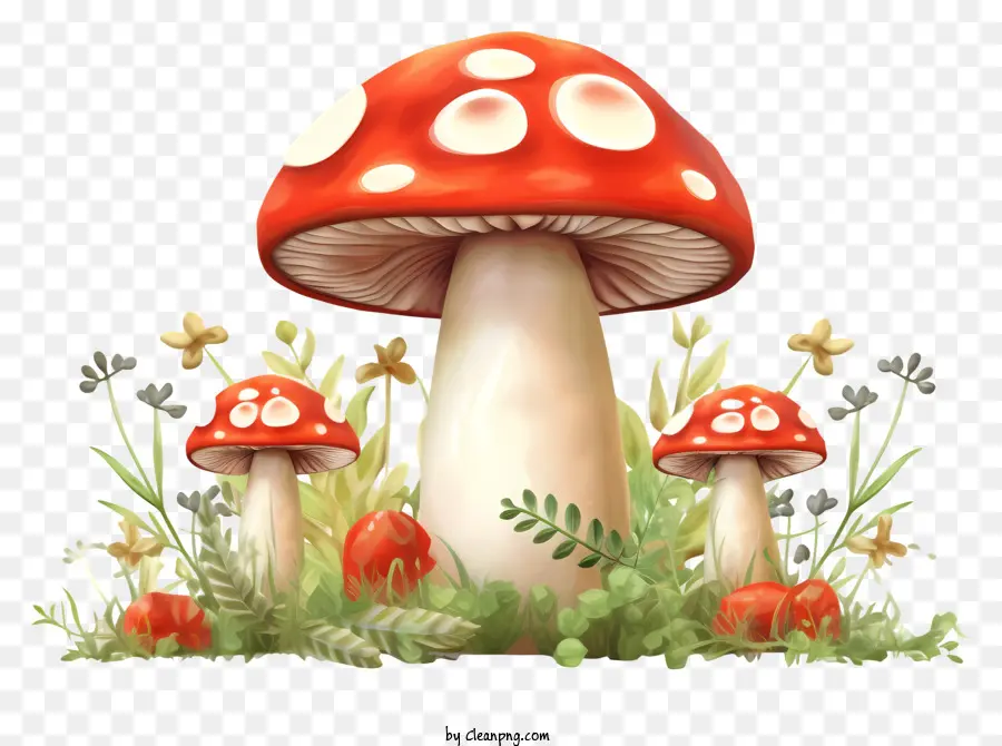 Champignons Dans La Nature，Champignons PNG