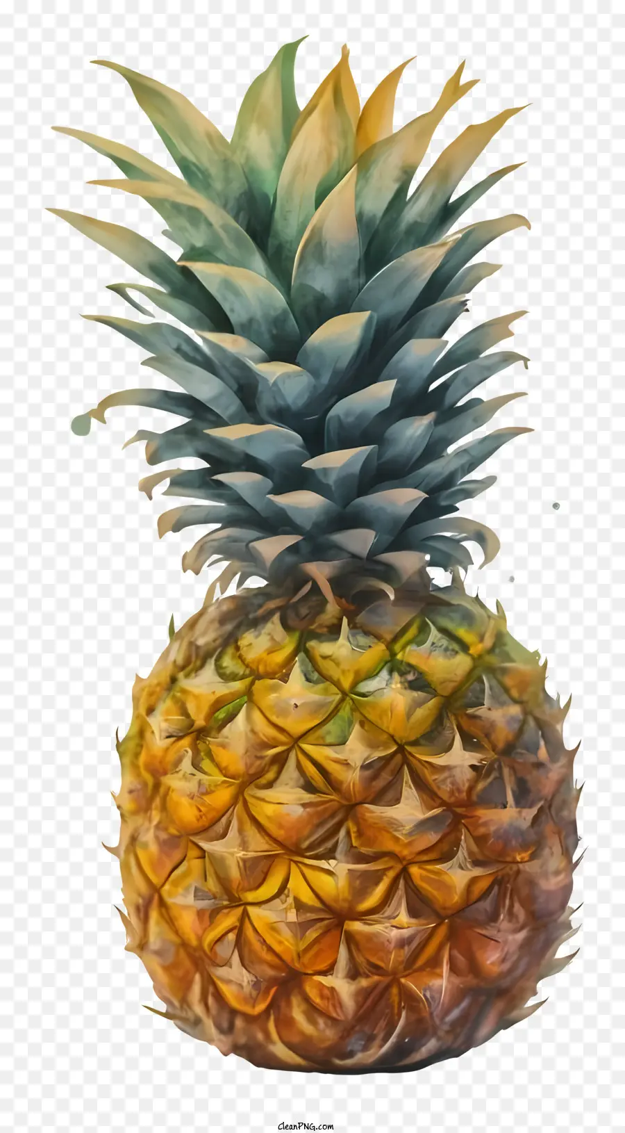 Œuvres D'art D'ananas，Coloré à L'ananas PNG