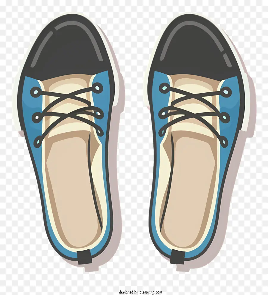 Baskets Bleues，Chaussures Bleues PNG