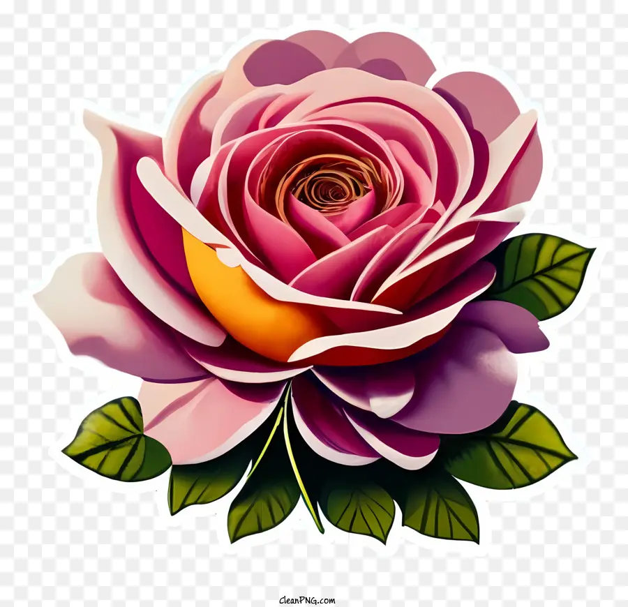 Rose Rose，Pétales PNG