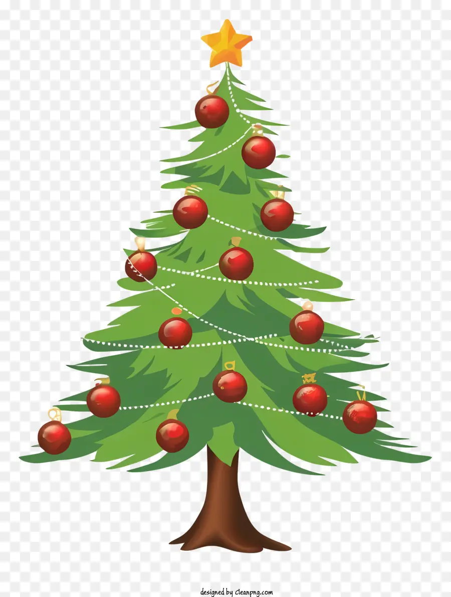 Des Décorations De Noël，Rouge De L'arbre De Noël PNG