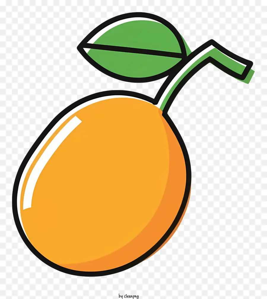 Orange，Orange De Dessin Animé PNG