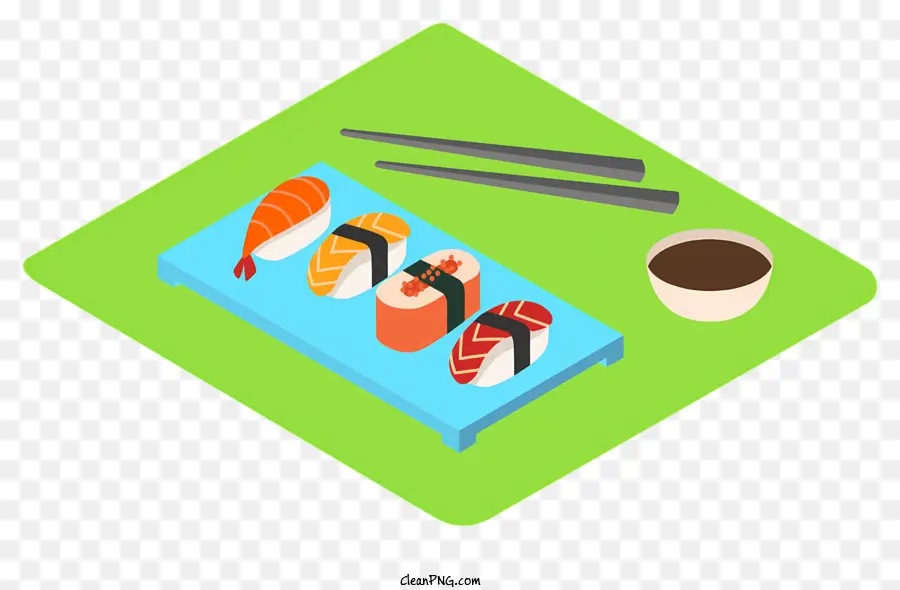 Sushi，Plateau De Nourriture PNG