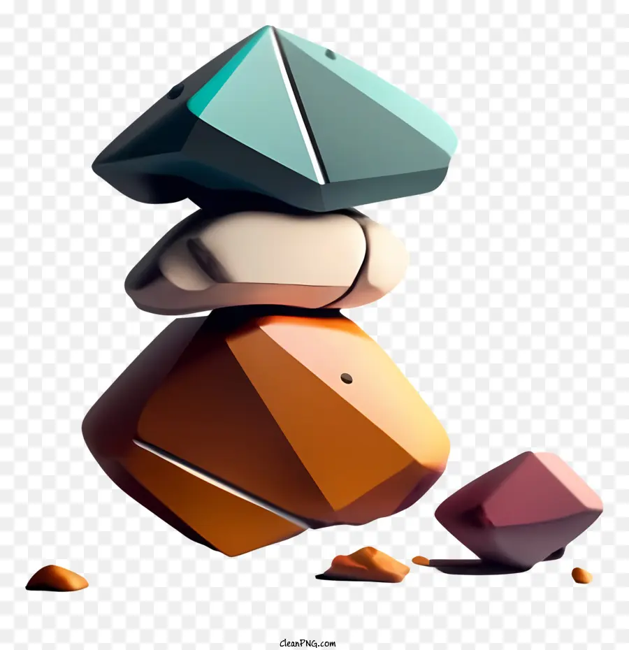 Rochers Colorés，Formation De Pyramides PNG
