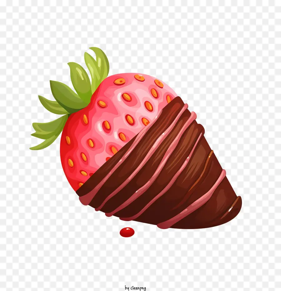 Fraise Au Chocolat，Fraise PNG