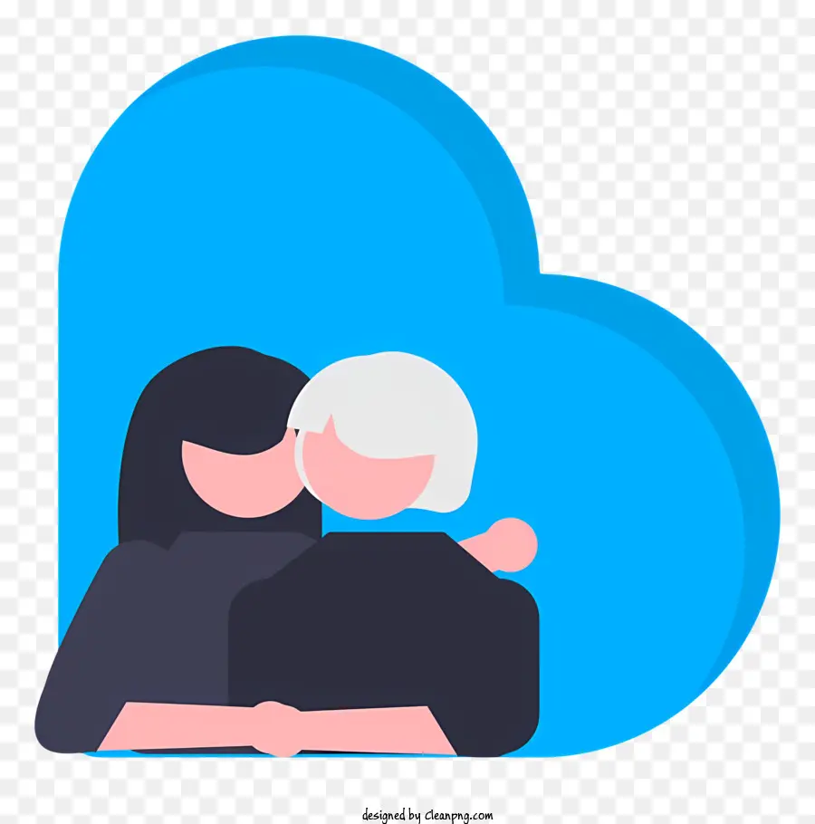 Mère Et Fille，Illustration De Couples PNG