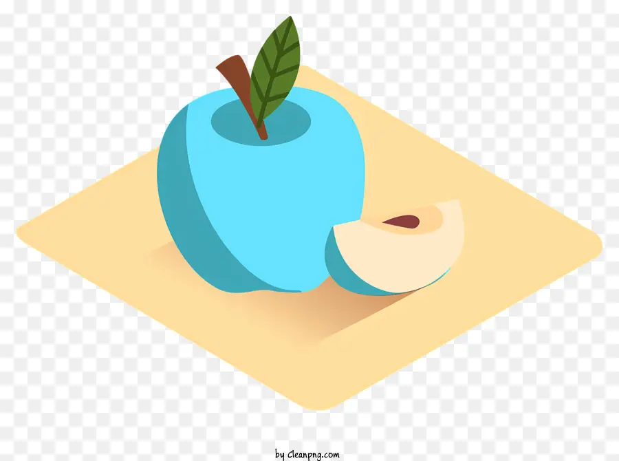 Pomme，Bleu PNG