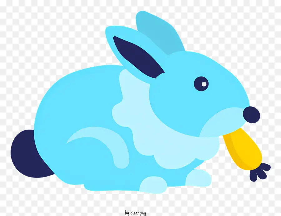 Lapin Bleu，Os Jaune PNG